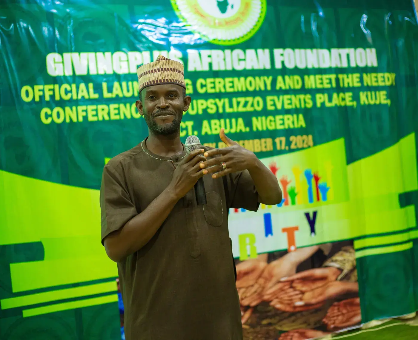 A guest speaking at the GAF launch conference