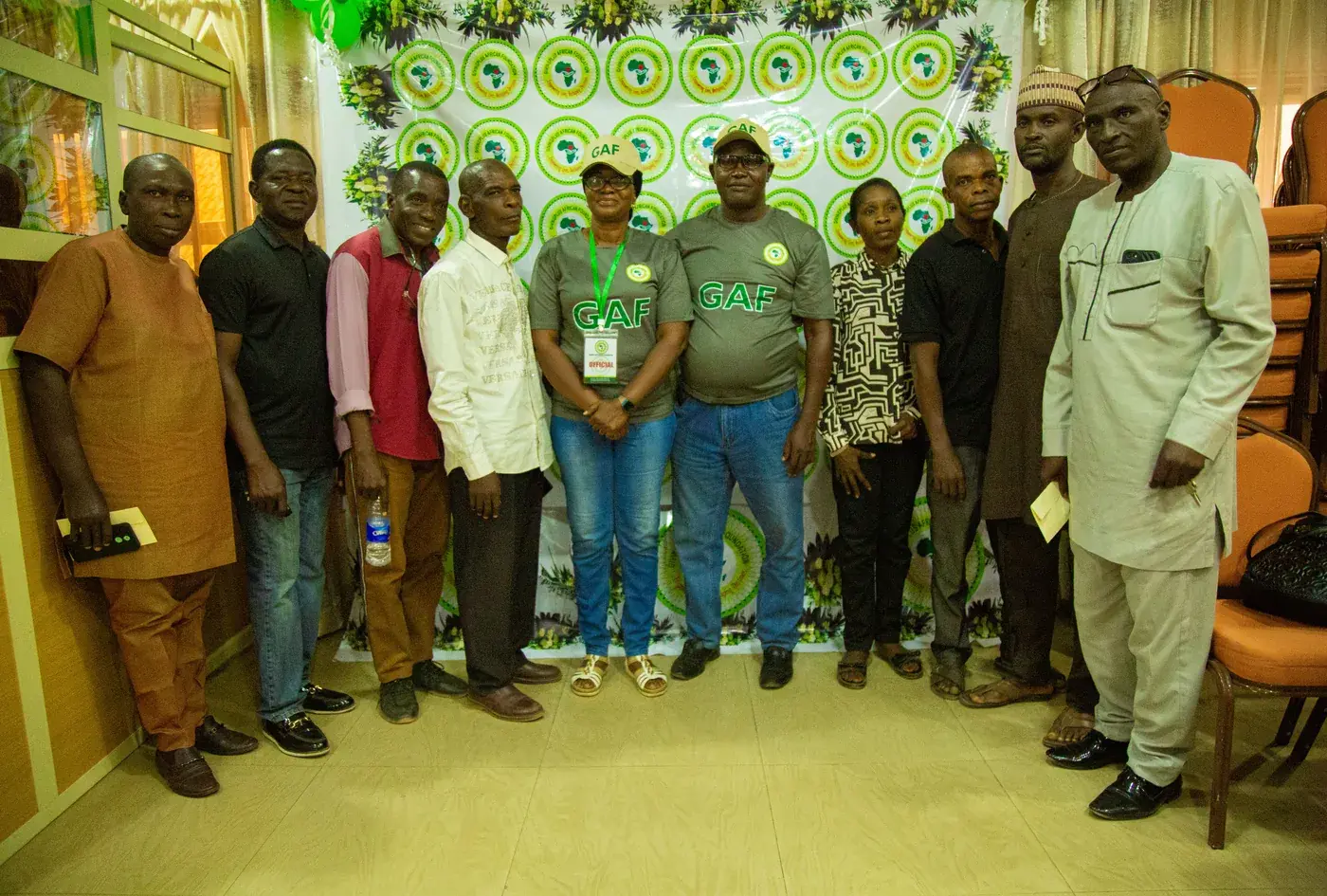 Members of the GivingPlus African Foundation community